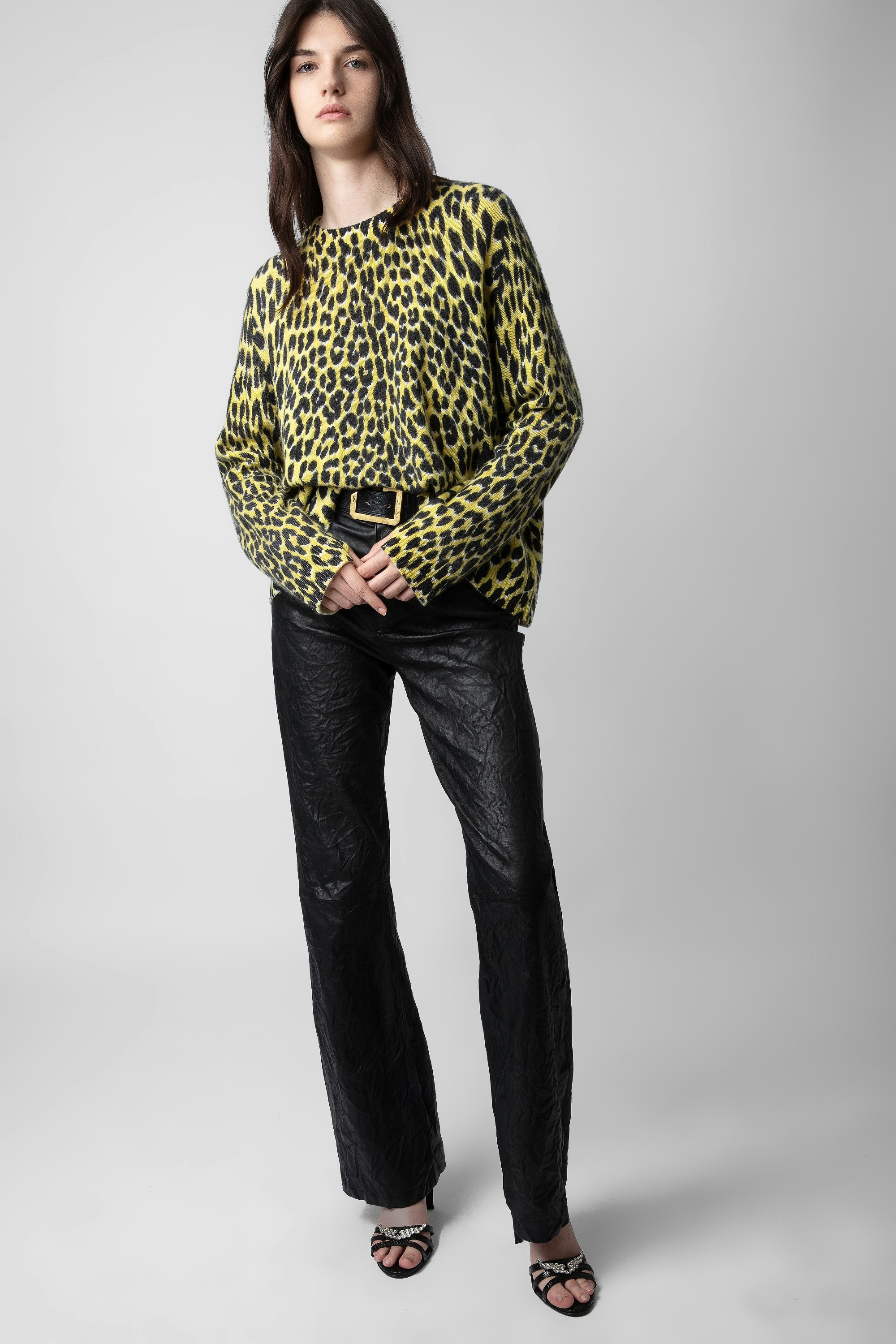 Markus Leopard Cashmere Sweater - 3