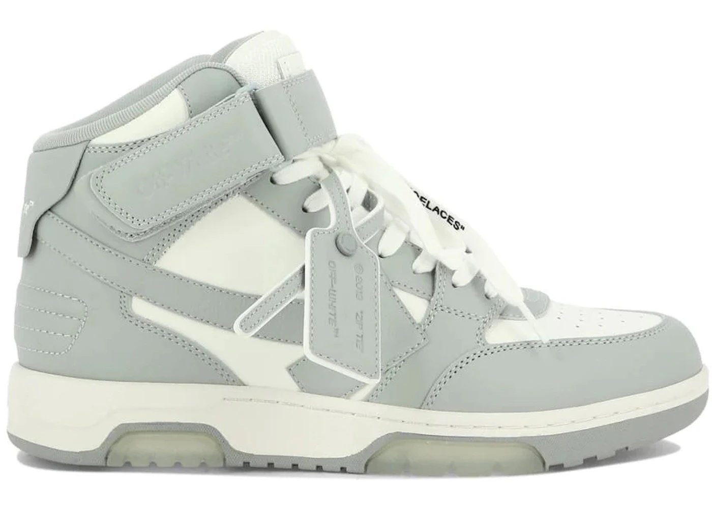 Off-White Out Of Office Mid Top White Grey - 1