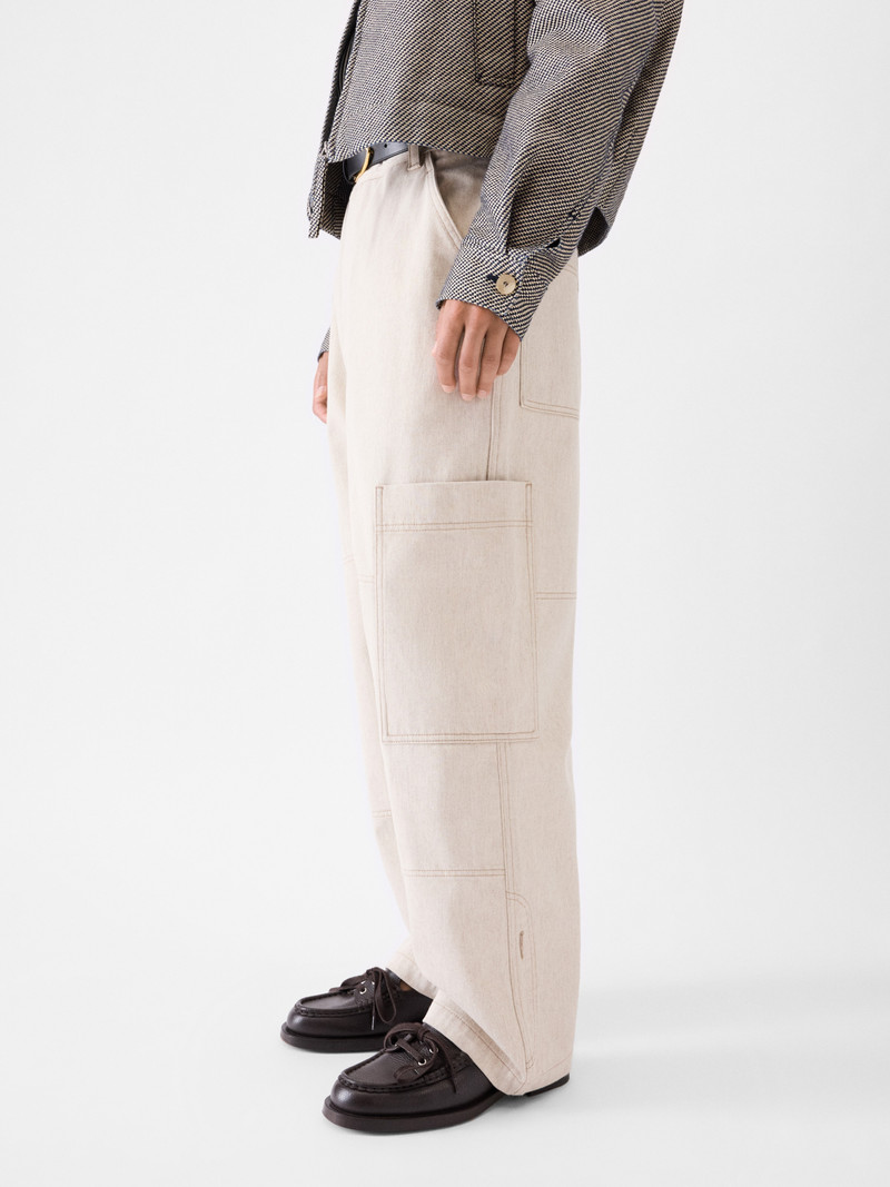 The Carré de-Nîmes denim cargo pants 5