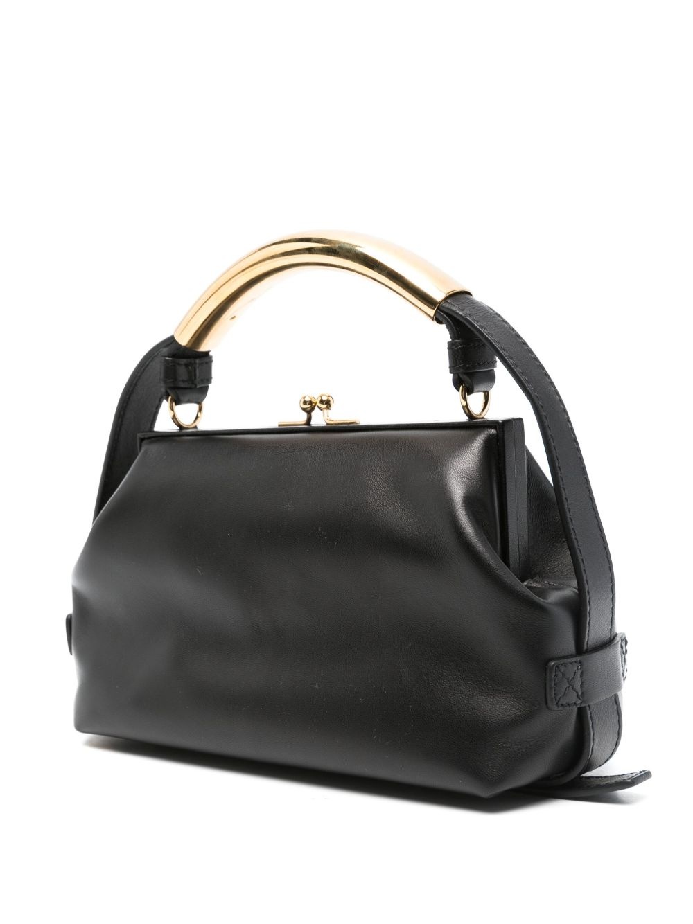leather tote bag - 3