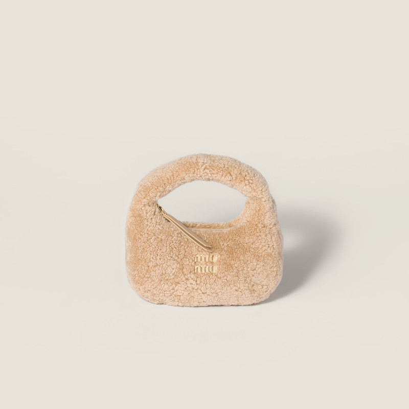 Wander shearling mini-bag 1