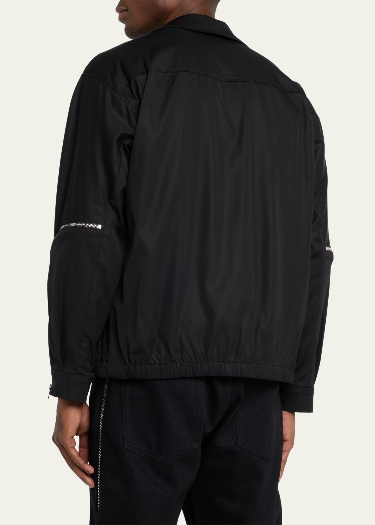Men's Curve-Zip Blouson Jacket - 3