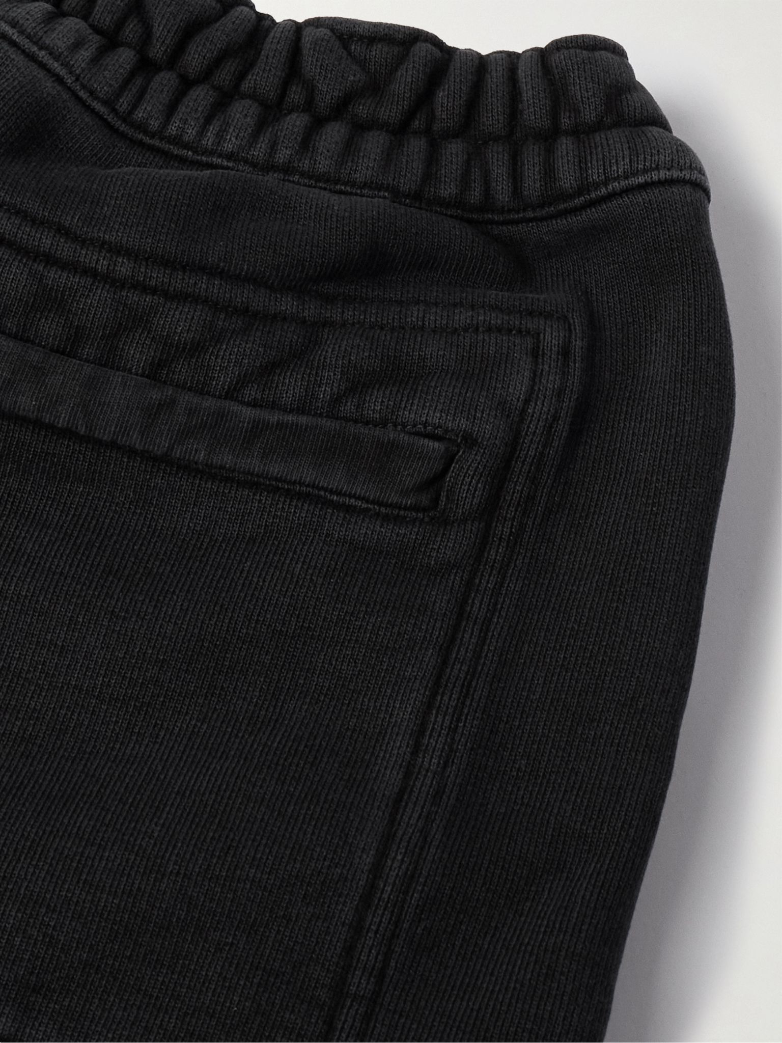 Plage Straight-Leg Cotton-Jersey Shorts Black - 5