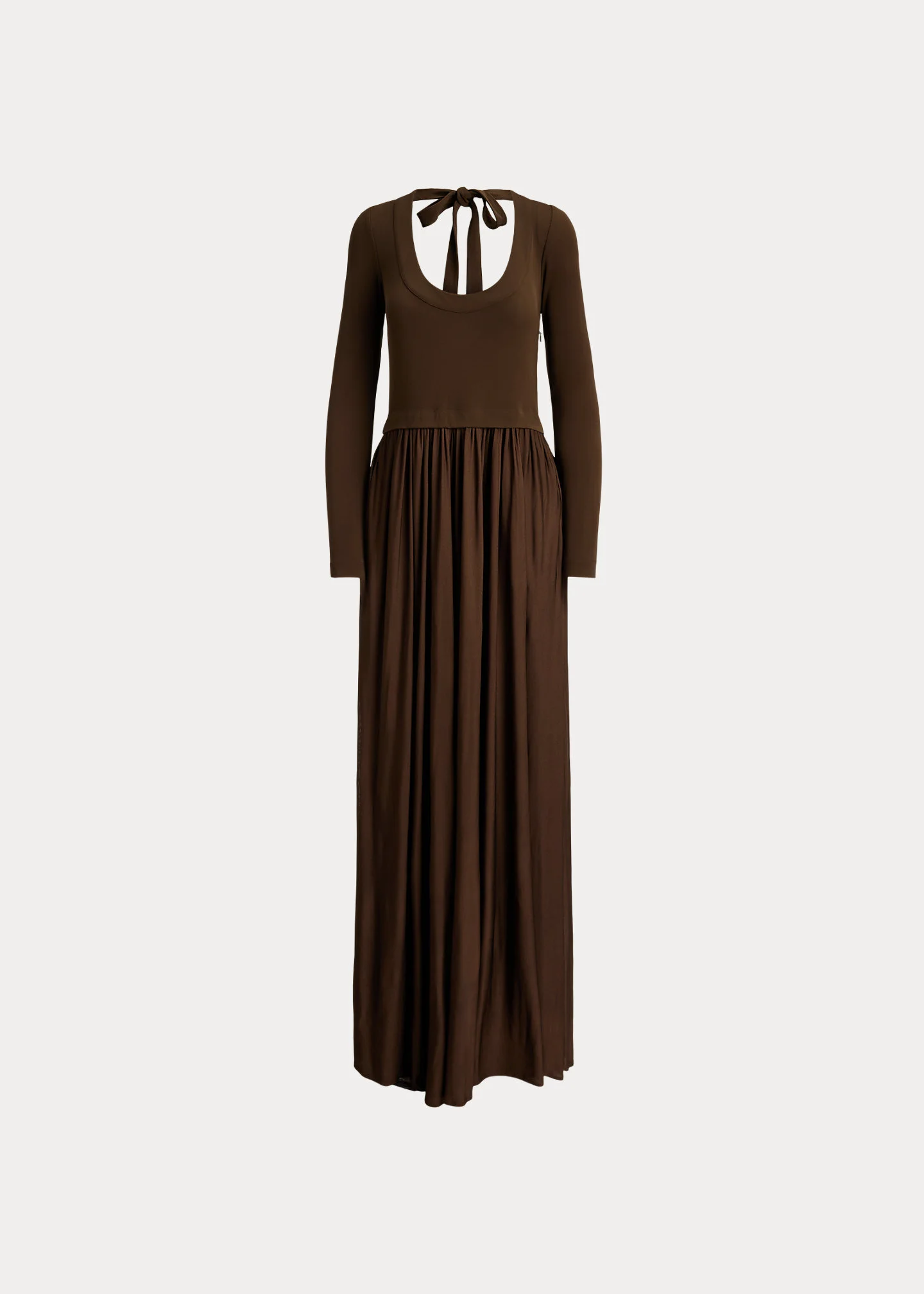 Tie-Back Jersey Maxidress - 1