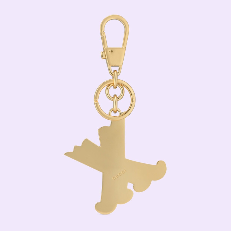 GUCCI Letter X Plexiglas keychain outlook