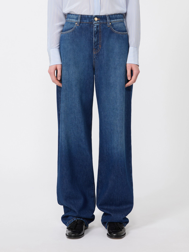 PALUDE Denim baggy jeans - NAVY 3