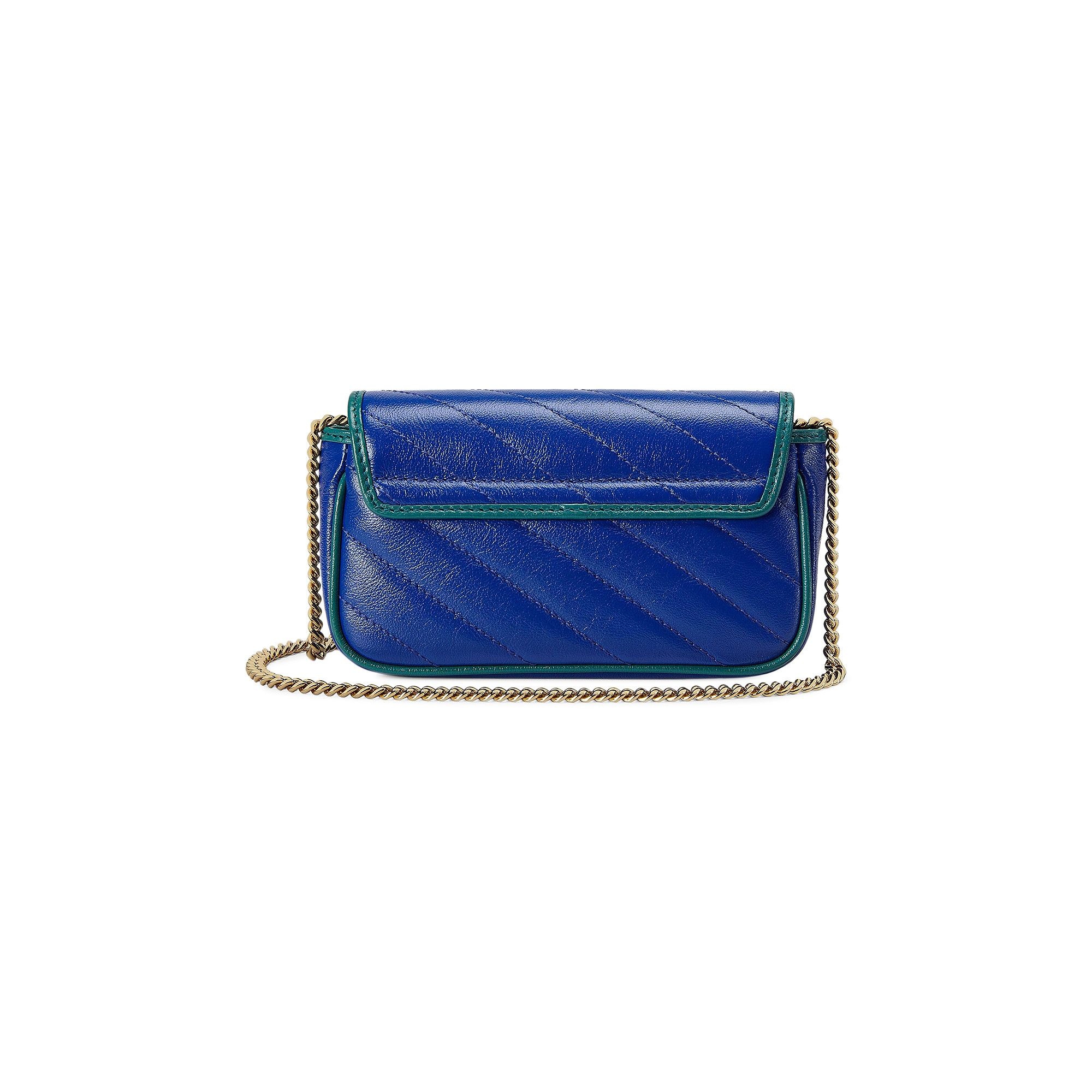 Gucci Super Mini Bag 'Blue' - 2