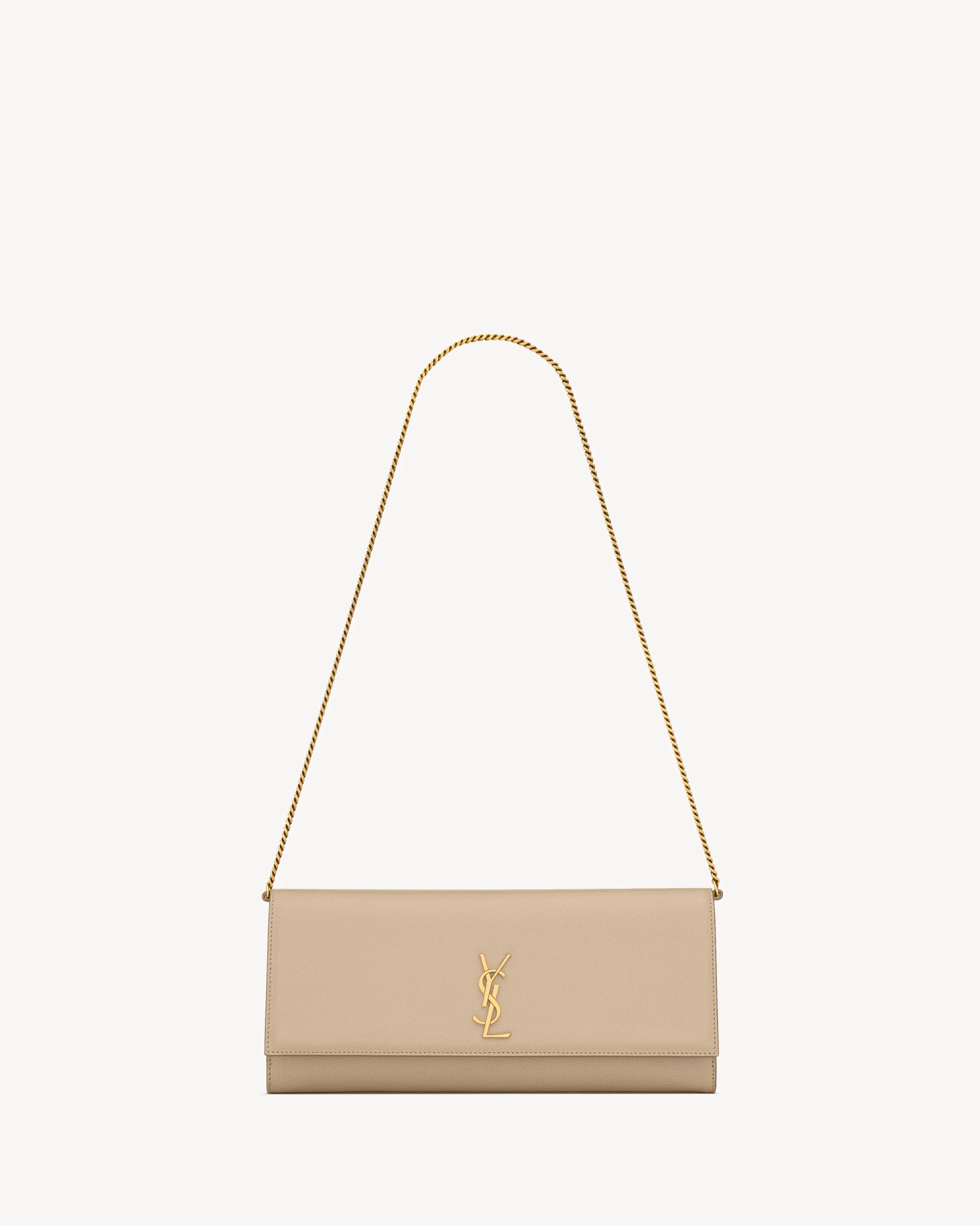 KATE CLUTCH IN GRAIN DE POUDRE LEATHER - 1