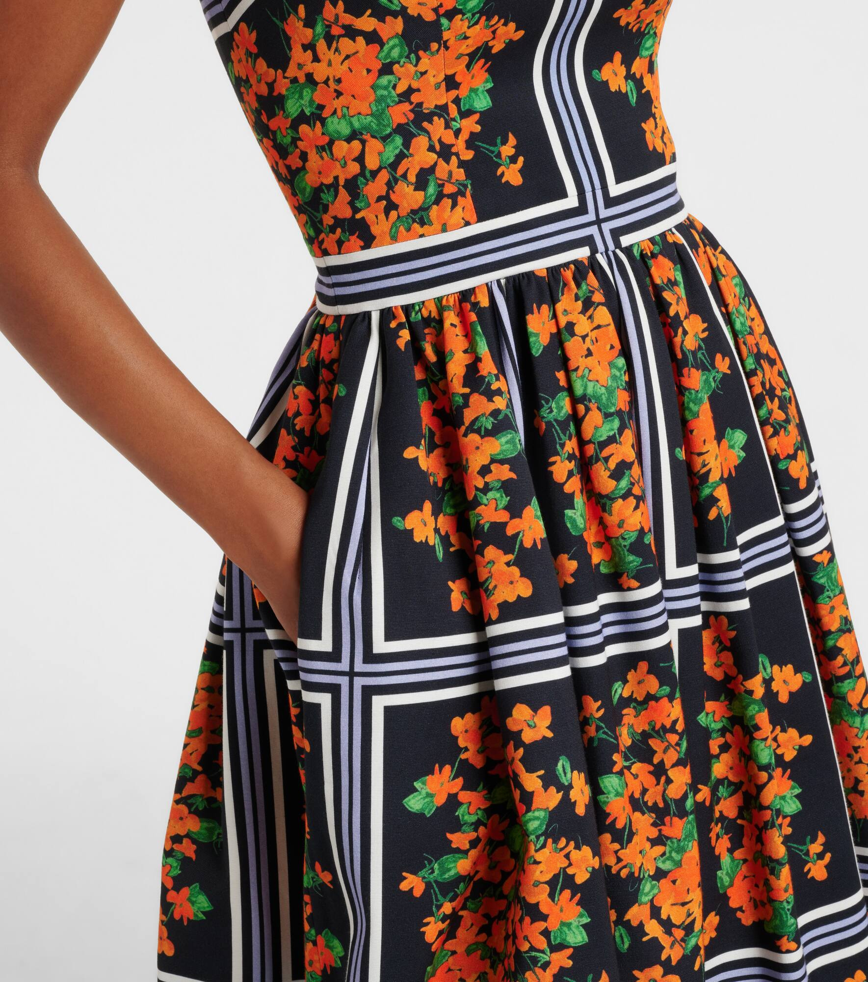 Printed midi dress - 5