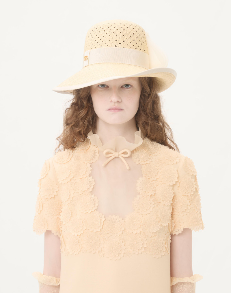 EMBROIDERED CREPE COUTURE SHORT DRESS 4