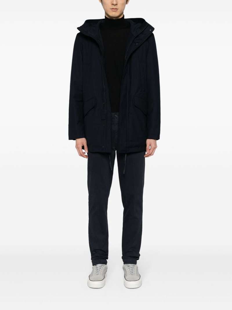 CORNELIANI drawstring tapered trousers outlook