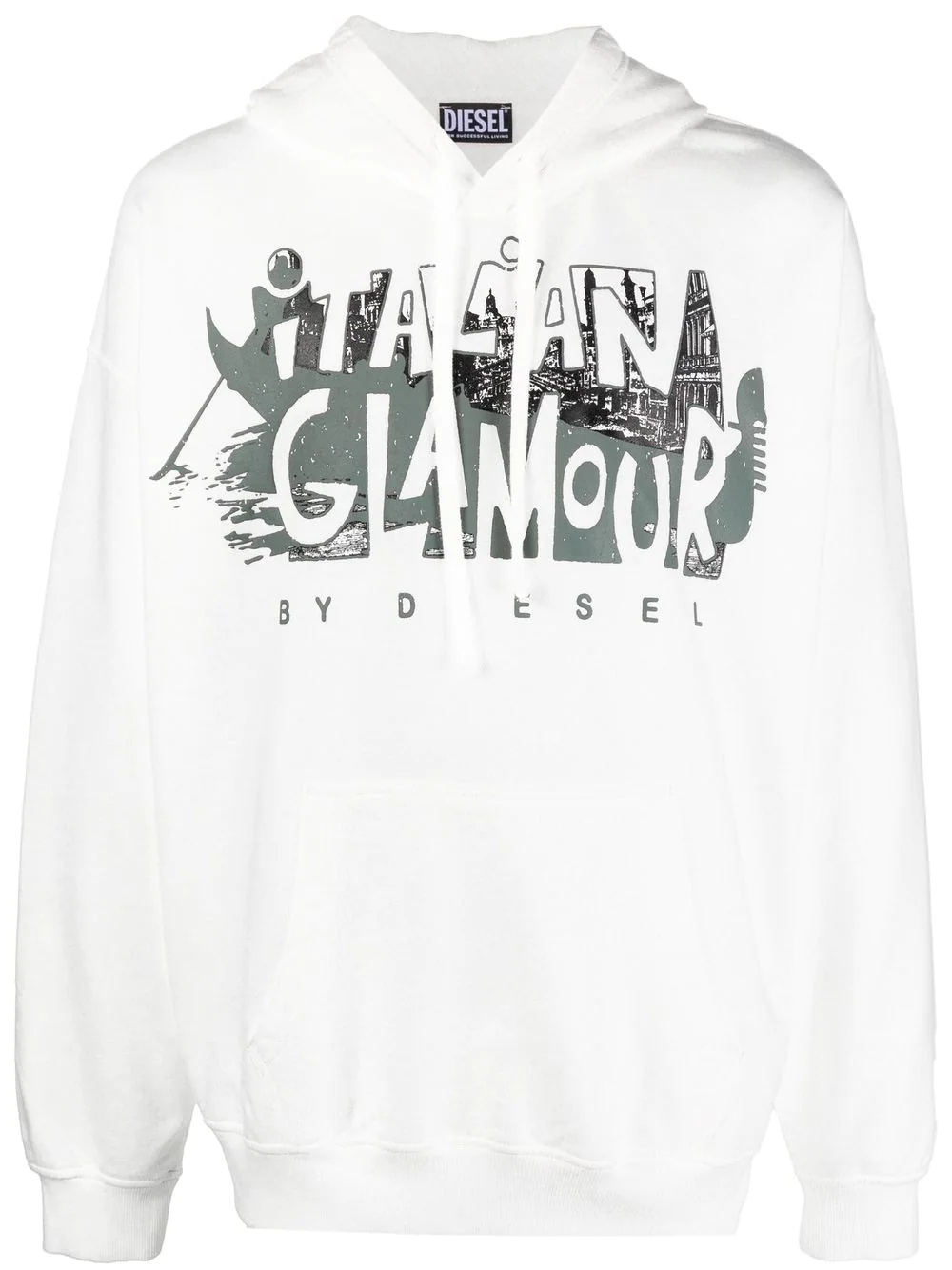 graphic-print hoodie - 1