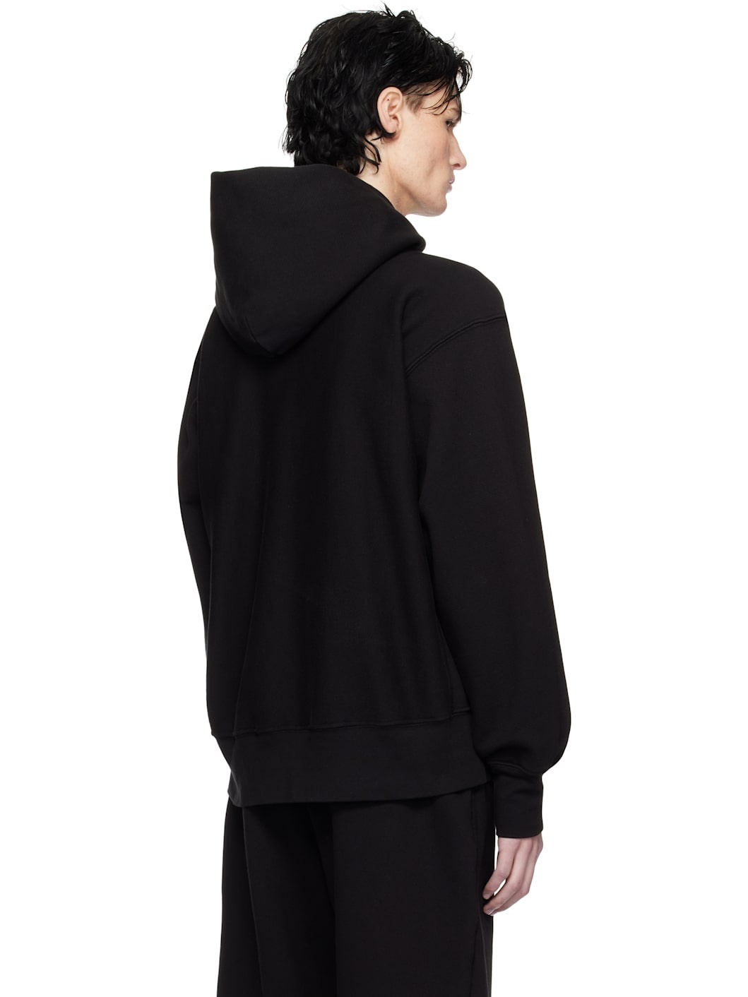 Black Heavyweight Hoodie - 3