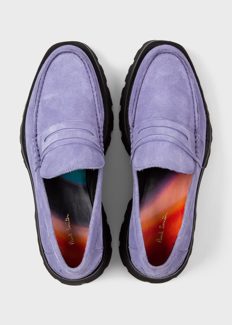 Lilac 'Felicity' Loafers 5