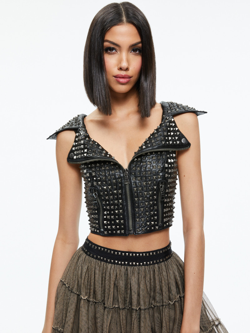 DIGNA STUDDED MOTO TOP 2