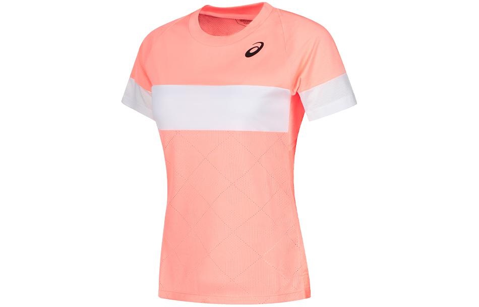 (WMNS) ASICS Game Short Sleeved Top 'Sun Coral' 2042A301-702 - 3