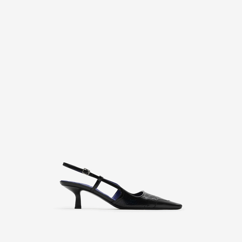 Leather Chisel Slingback Pumps​ 1