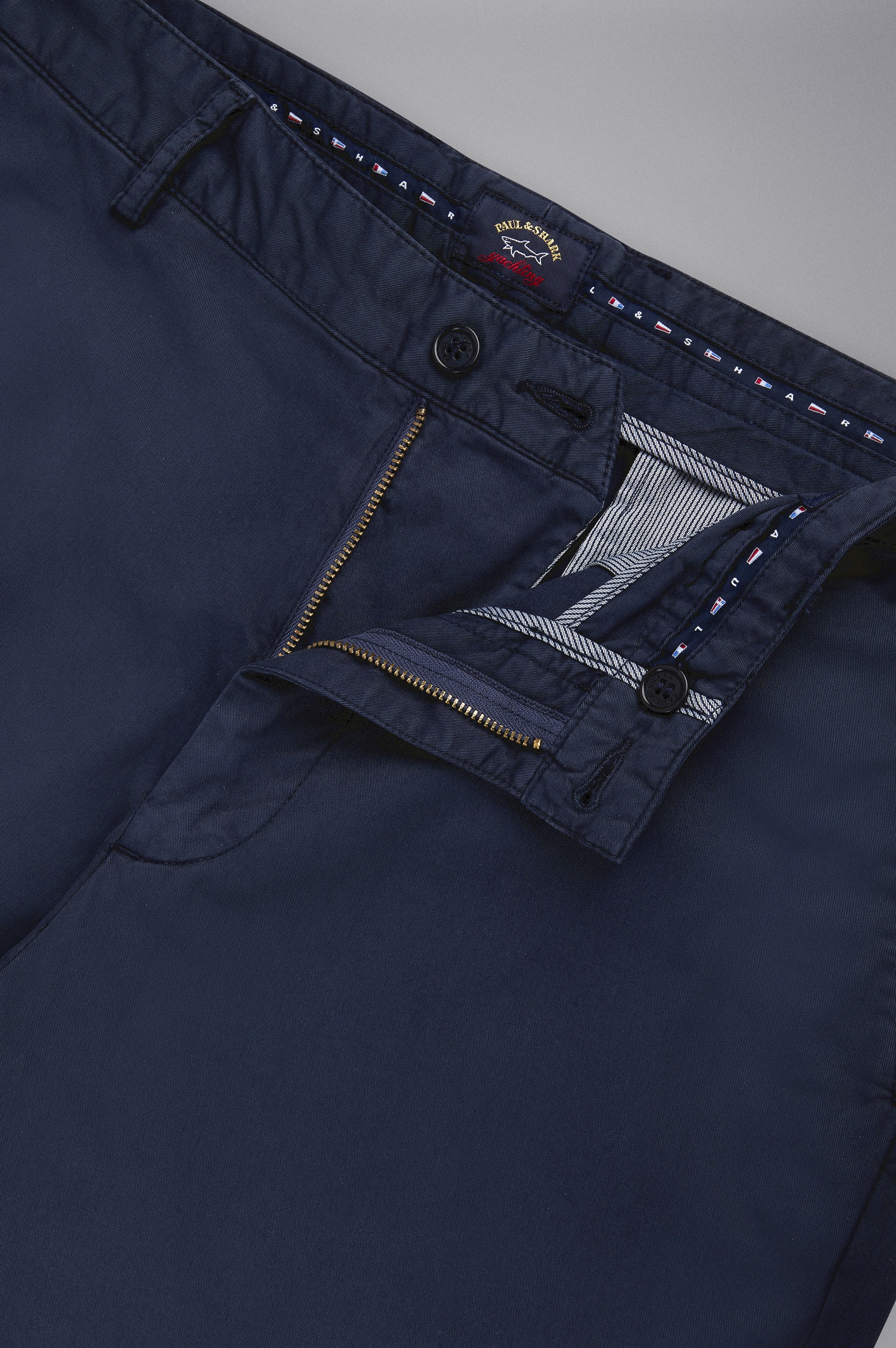 STRETCH COTTON TROUSERS - 5