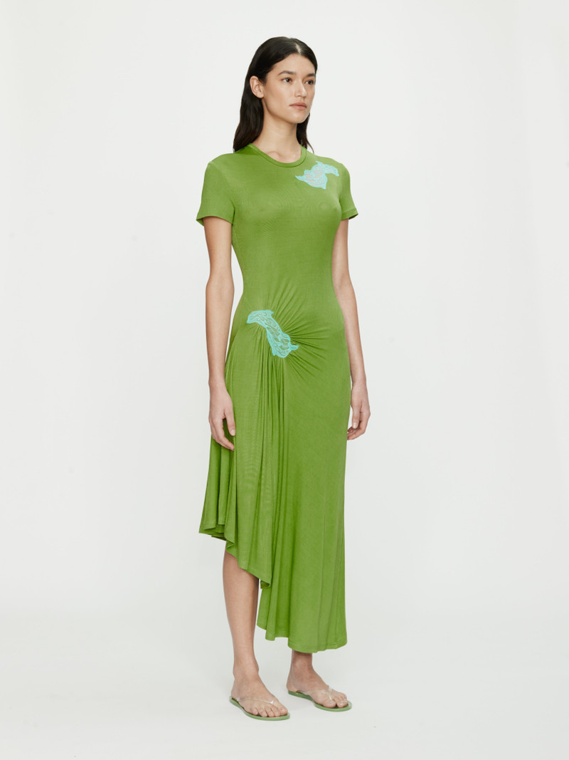 Delphin Lace Rib Tee Dress 3