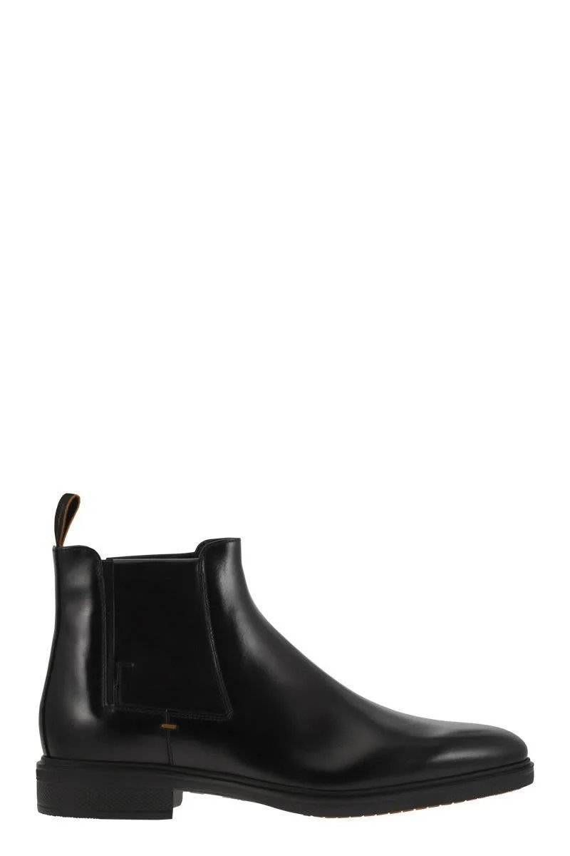 Santoni Easy Leather Boot - 1