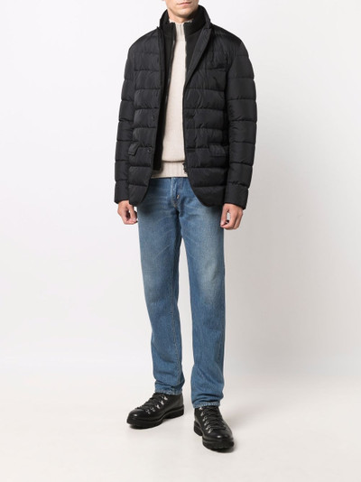Herno button-down padded jacket outlook