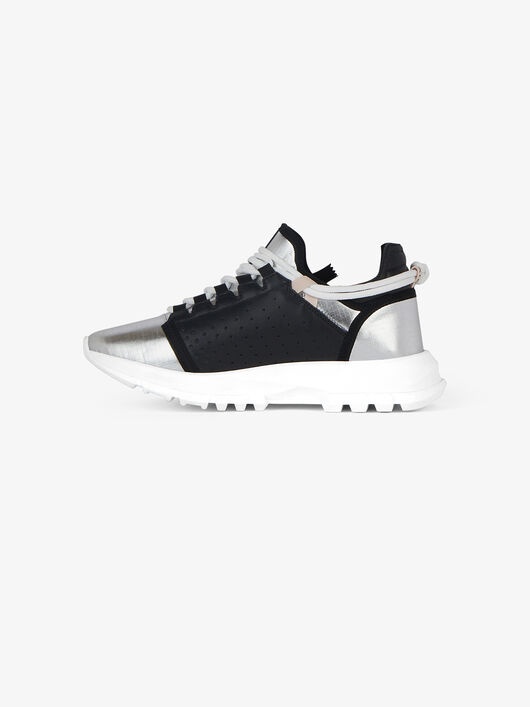 SPECTRE LOW RUNNERS SNEAKERS IN METALIZED RIPSTOP WITH ZIP - 4