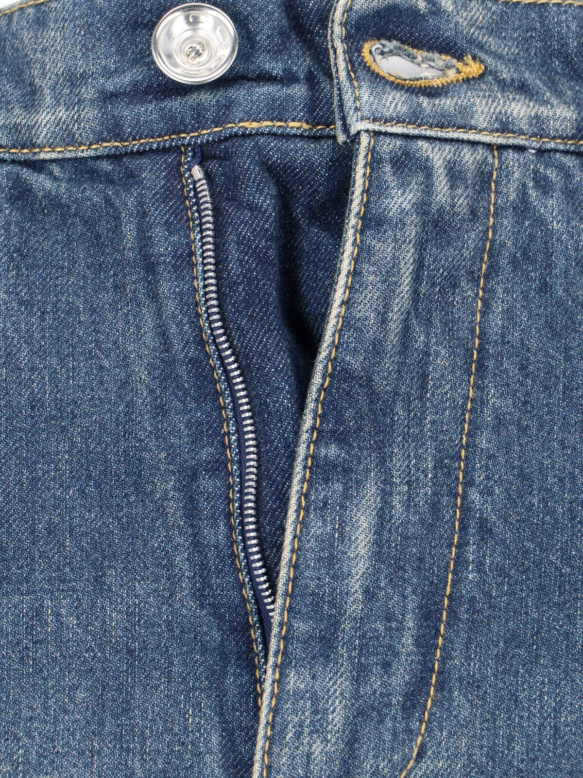 CUT-OUT DETAIL JEANS - 5