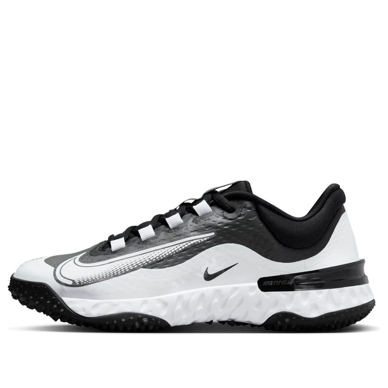 (WMNS) Nike Alpha Huarache Elite 4 Turf 'Black White' FD2746-002 - 1