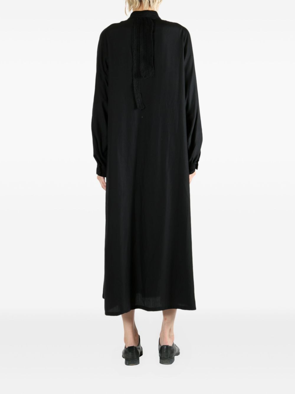 button-cuff shirt dress - 4