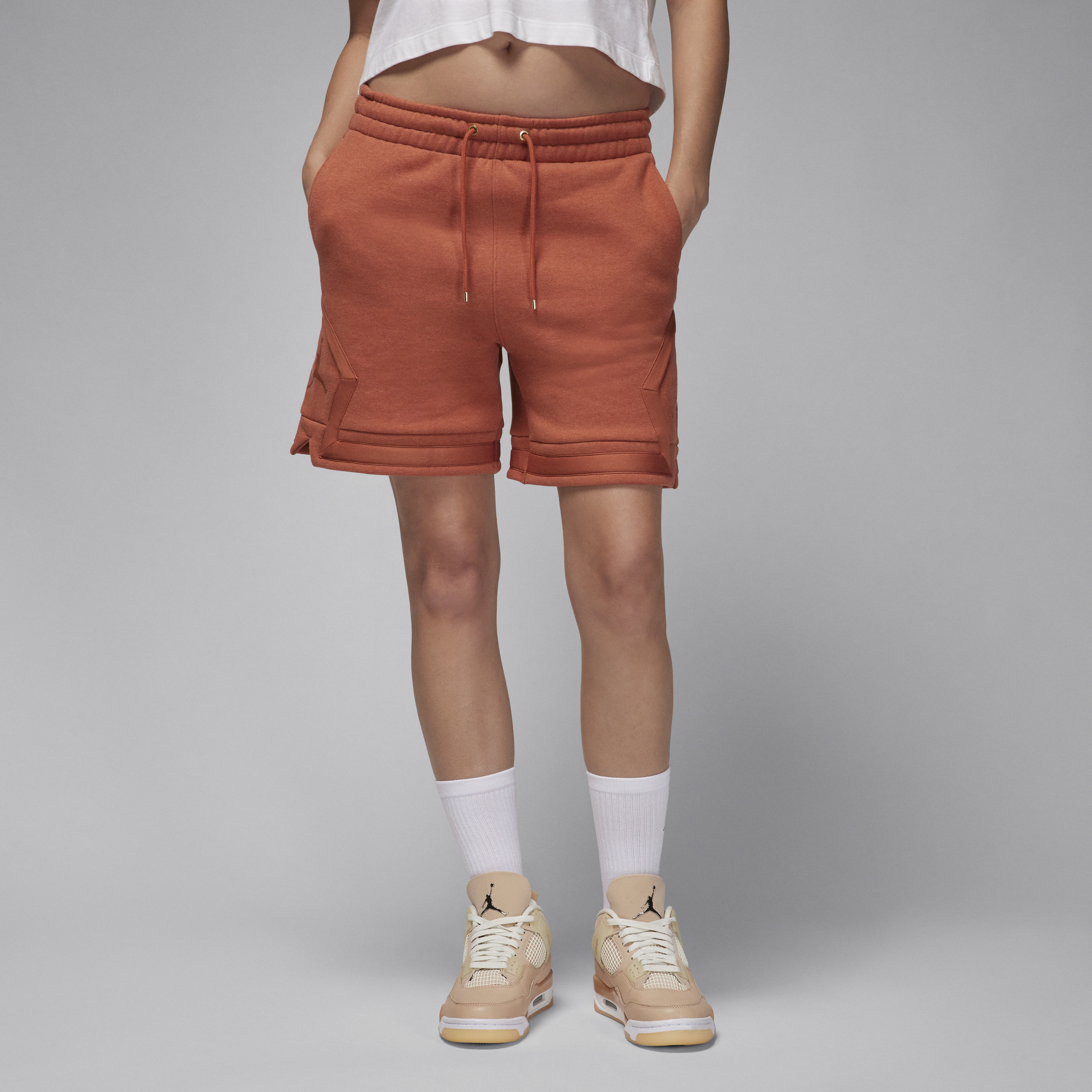 Women's Jordan Flight Fleece Diamond Shorts - 1
