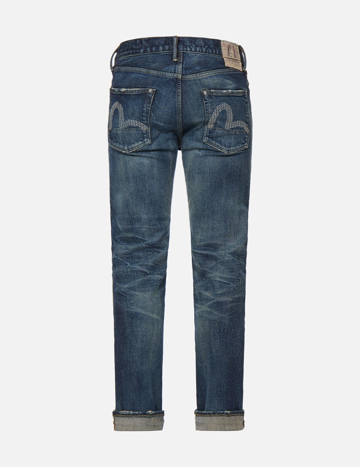 EMBROIDERED PATCH WIDE LEG JEANS - 2
