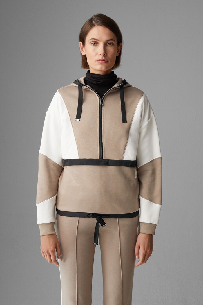 Corie Hoodie in Beige/Off-white - 2