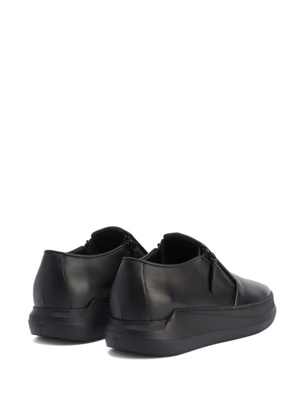 Conley zip-up leather loafers - 3