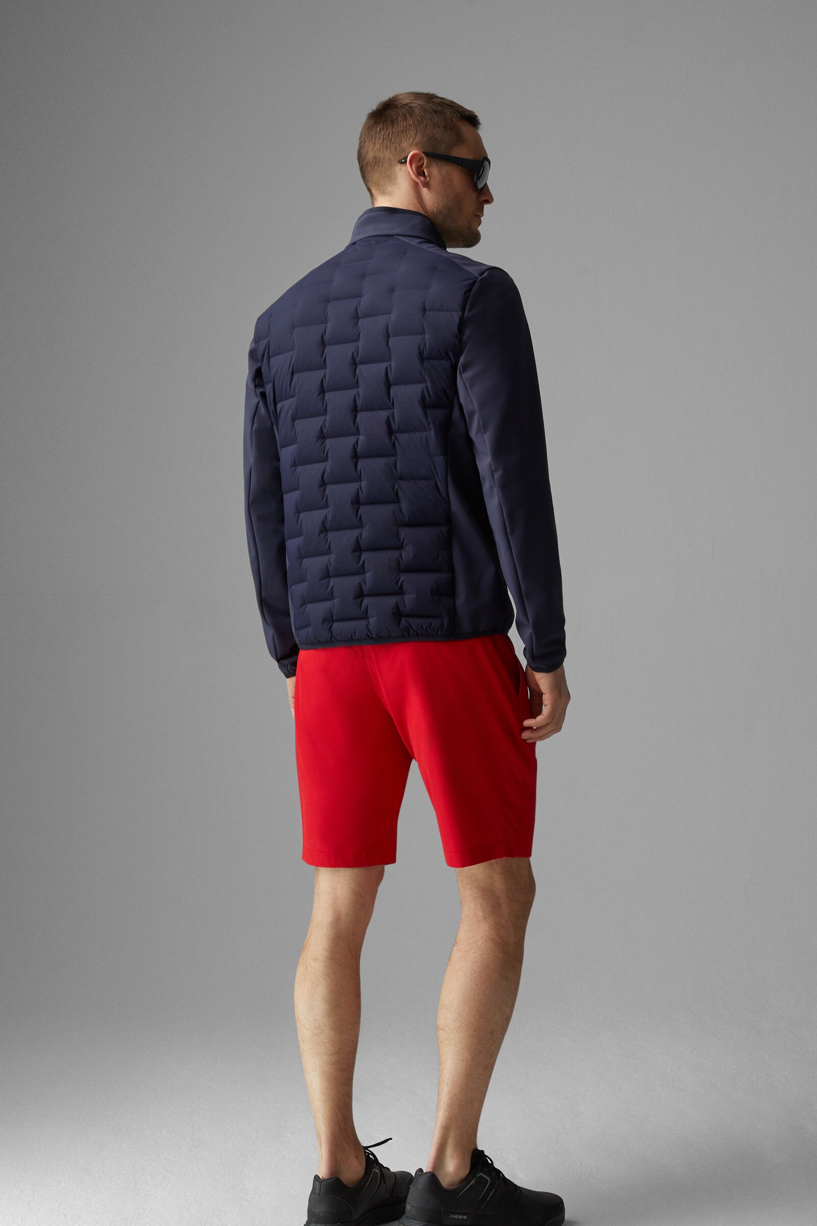 Daron Softshell down jacket in Navy blue - 3