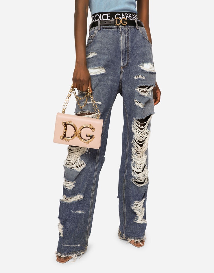 Nappa leather DG Girls shoulder bag - 2