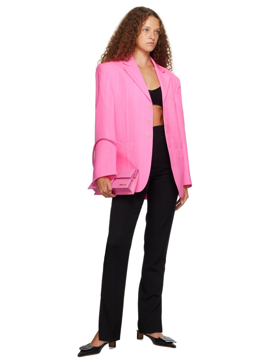 Pink Le Chouchou 'La Veste D'homme' Blazer - 4