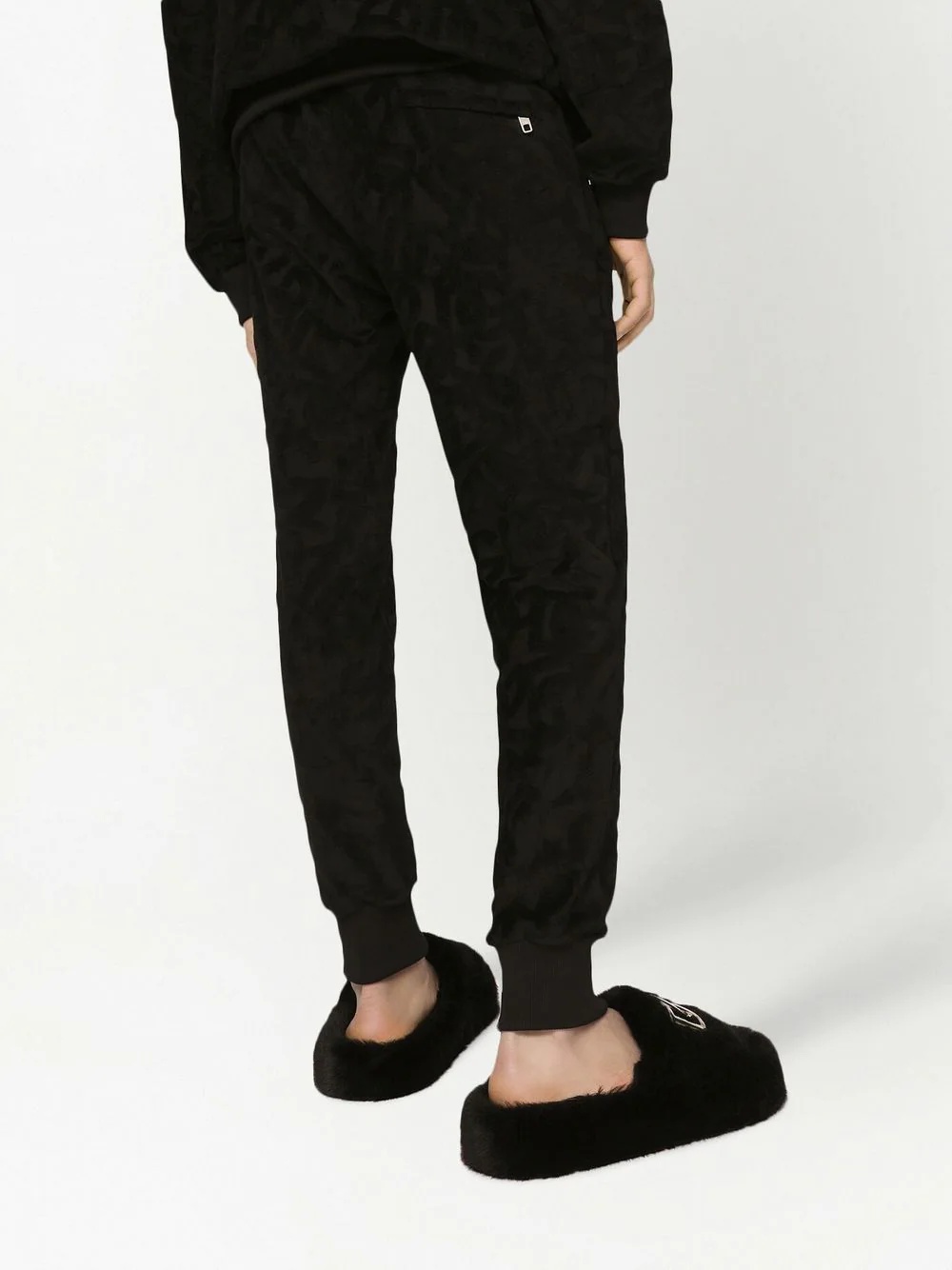 DG logo jacquard track trousers - 4