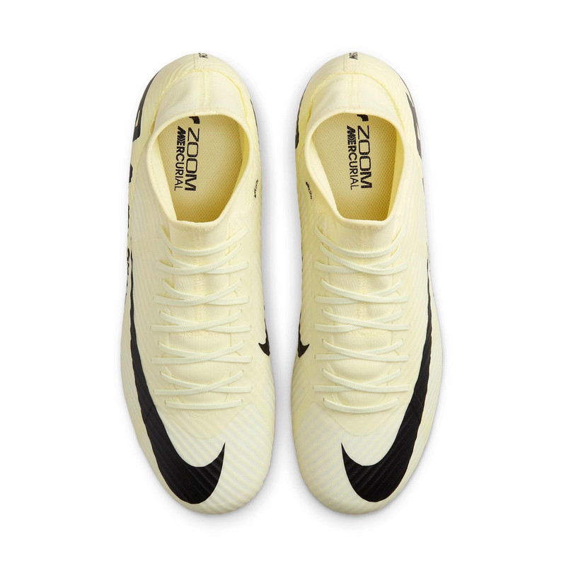 Nike Nike Mercurial Superfly 9 Academy Hard-Ground High-Top Soccer Cleats 'Lemonade' DJ5626-700 outlook