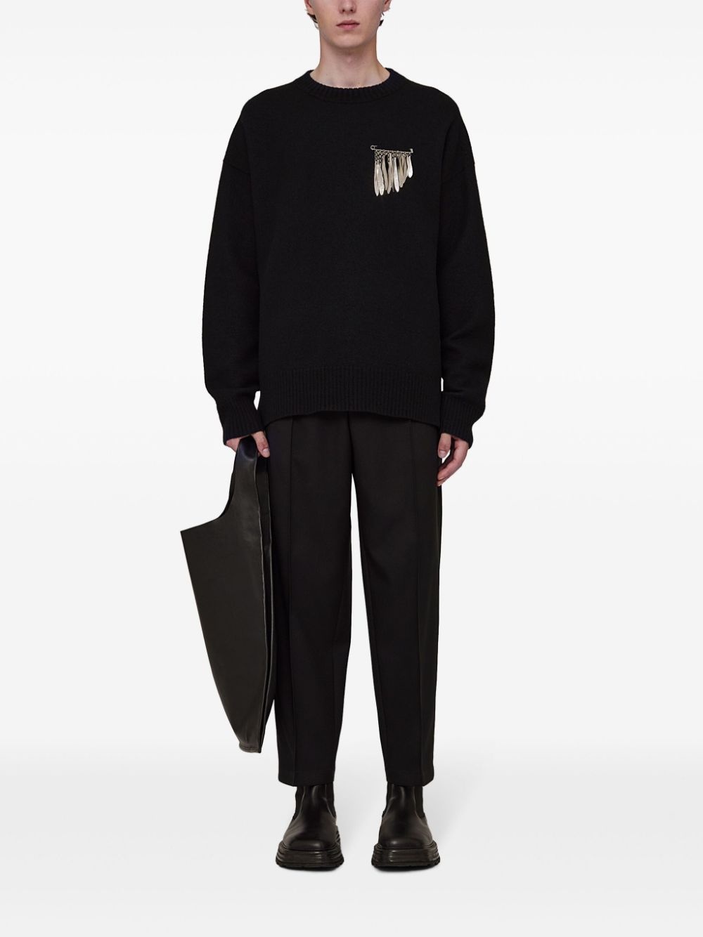 wide-leg tailored trousers - 2
