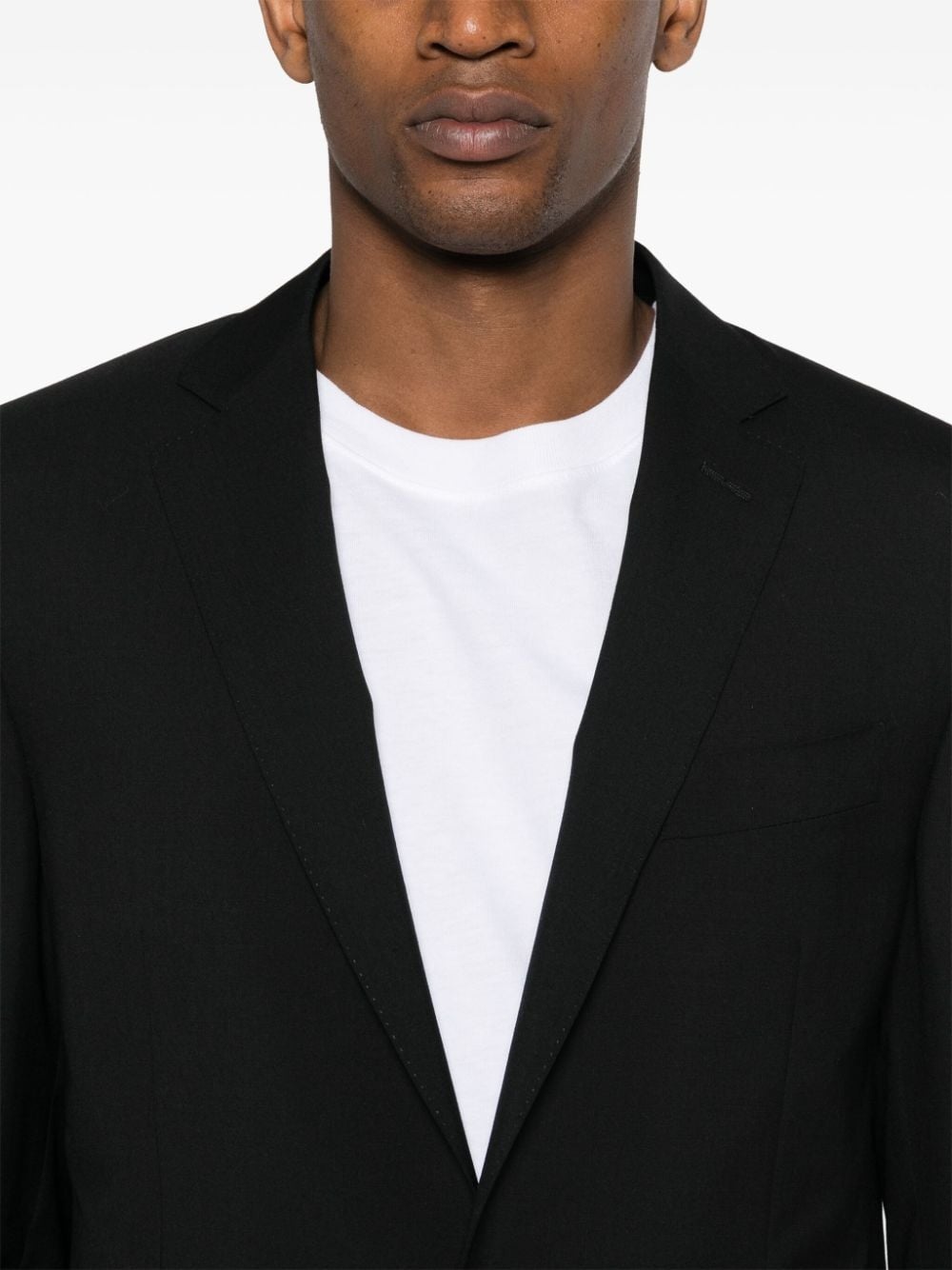 single-breasted wool suit - 5