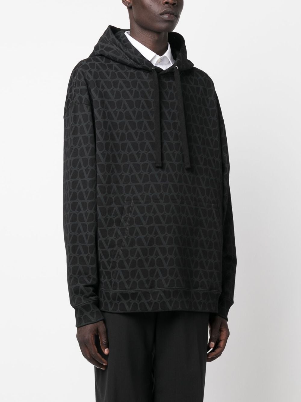 Toile Iconographe-print cotton hoodie - 3
