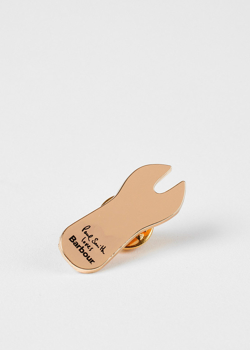 Paul Smith loves Barbour - Chip Fork Pin Badge 1
