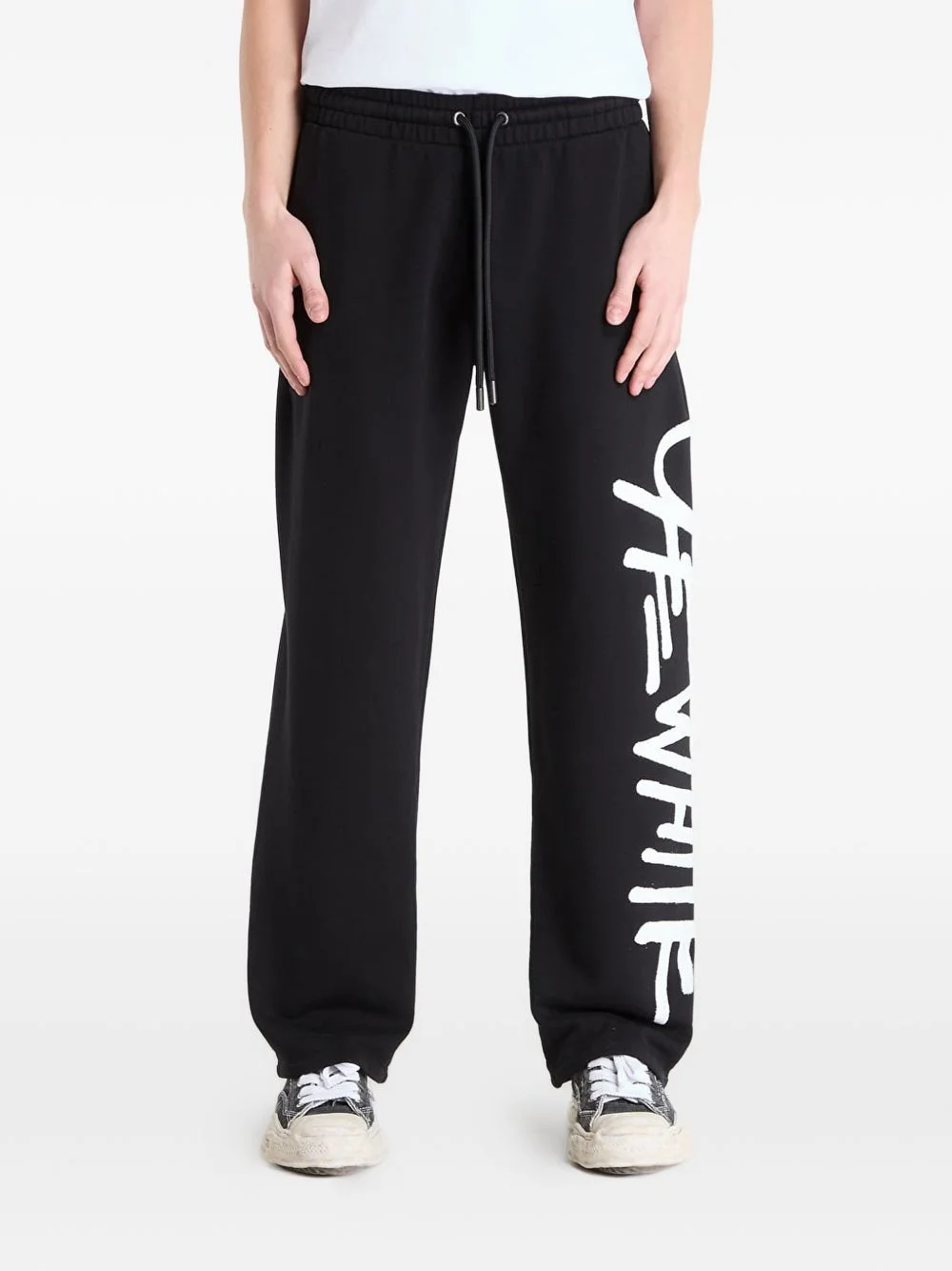 logo-print track pants - 1