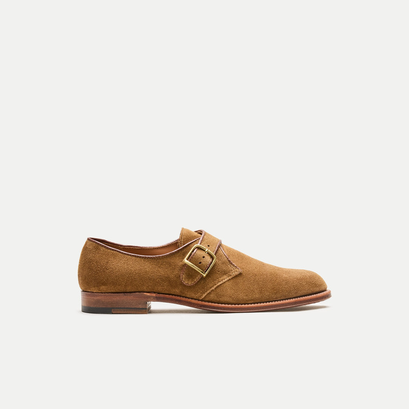 Alden® for J.Crew monk-strap dress shoes in suede 4