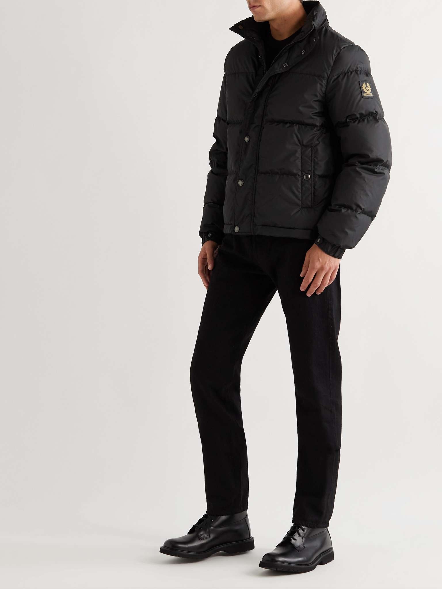 Dome Logo-Appliquéd Quilted Shell Down Jacket - 2