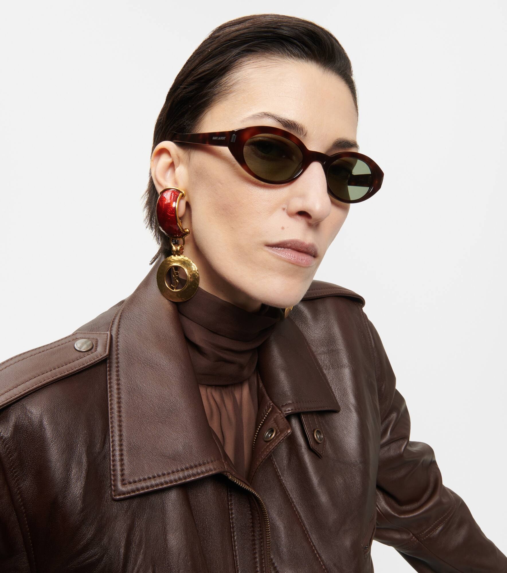 SL 567 oval sunglasses - 3