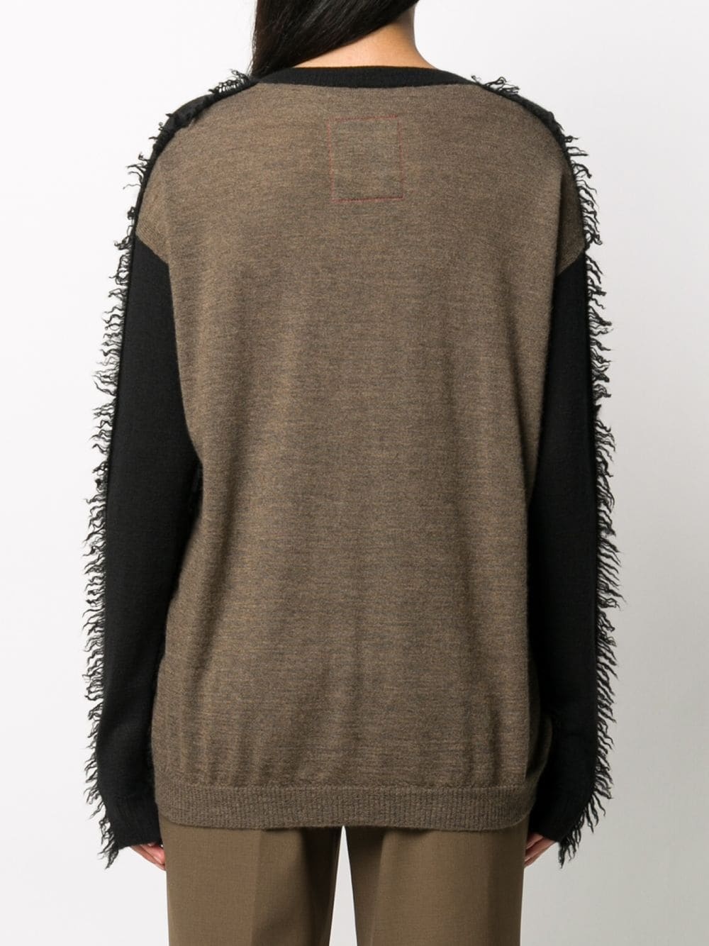 longline two-tone jumper - 4