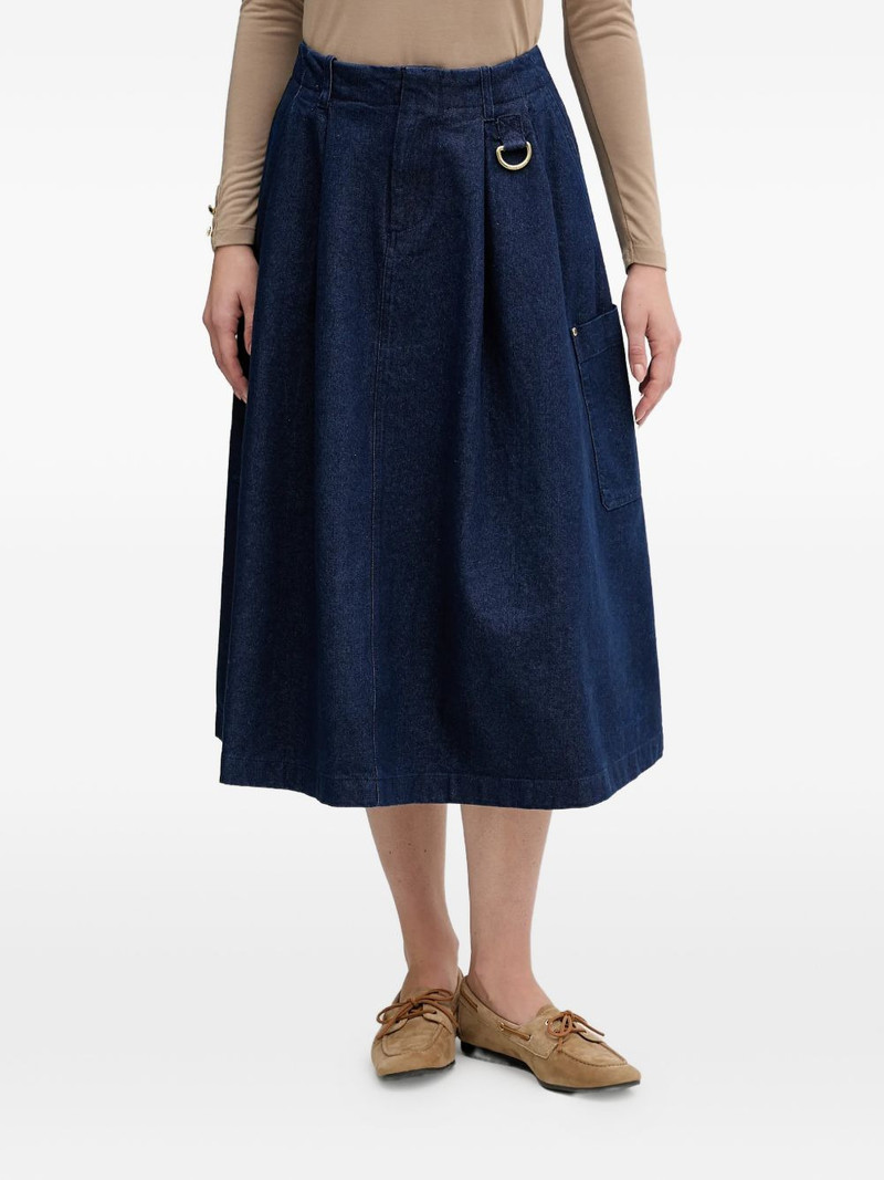 Saima d-ring pocket midi skirt 1