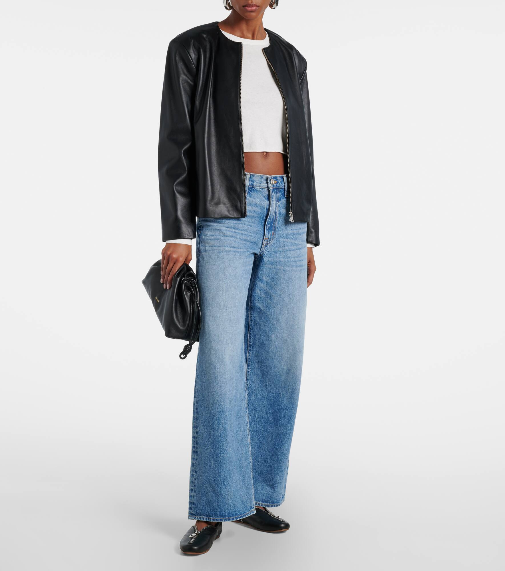 Selena mid-rise wide-leg jeans - 2