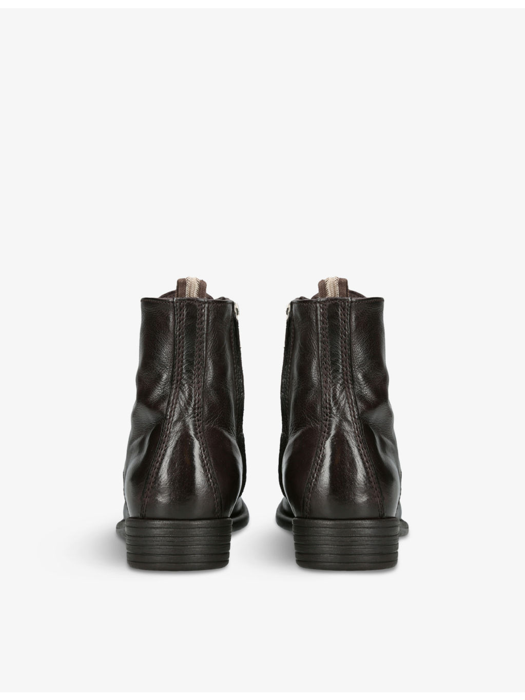 Calixte lace-up leather ankle boots - 4